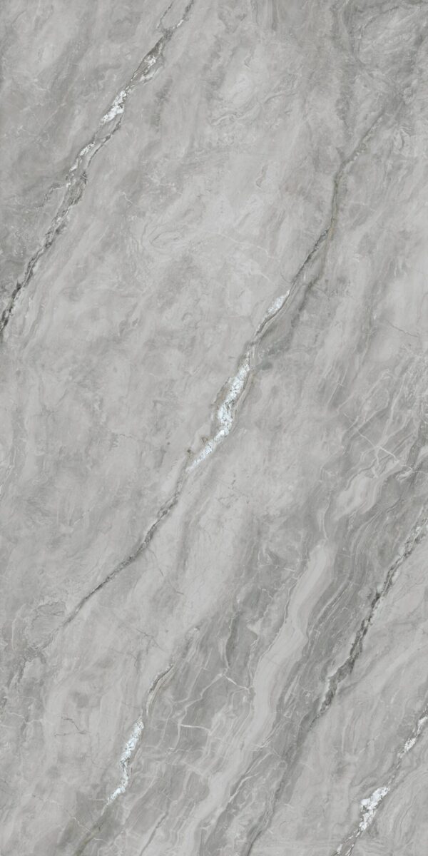 T-ONE Porselen Mutfak Tezgahı Desenli Gri Rengi