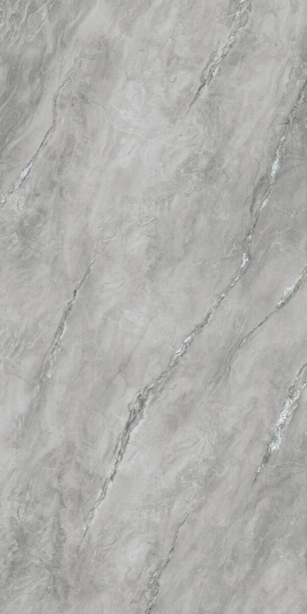 T-ONE Porselen Mutfak Tezgahı Desenli Gri Rengi