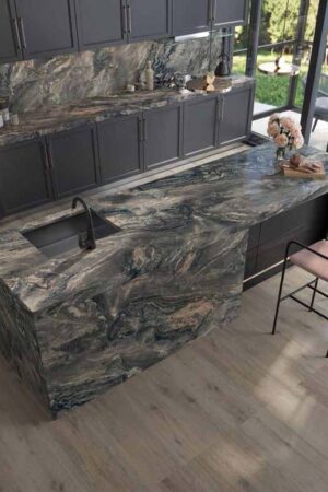 T-ONE Versailles porselen mutfak tezgahı ile zarafet