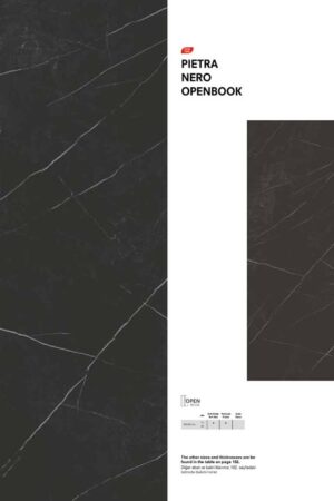 T-ONE Pietra Nero Porselen Mutfak Tezgahı