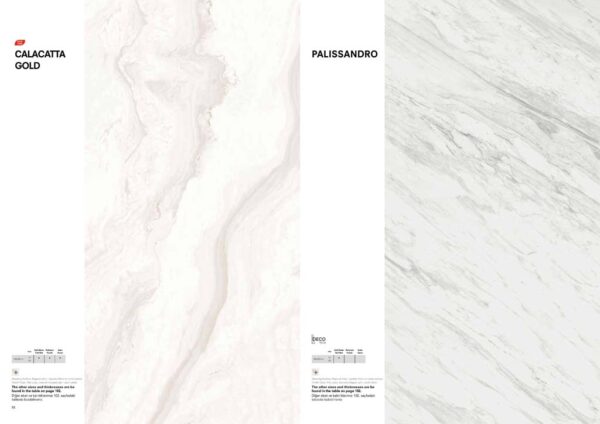 T-ONE Calacatta Gold, Palissandiro Porselen Mutfak Tezgahı