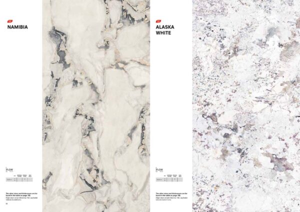 T-ONE Nambia, Alaska White Porselen Mutfak Tezgahı