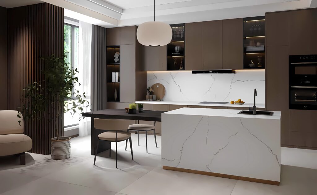 T-ONE Porselen Marble Statuarıo Mutfak Tezgahı Serisi