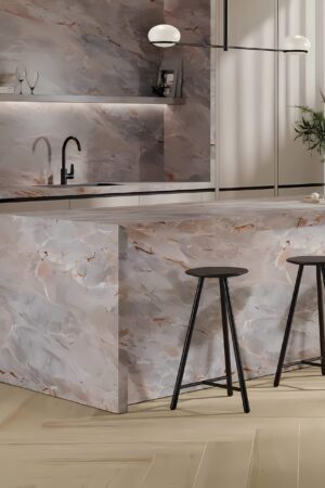 T-ONE Porselen Sarrancolin Mutfak Tezgahı Serisi