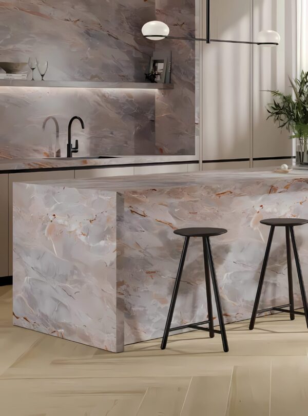 T-ONE Porselen Sarrancolin Mutfak Tezgahı Serisi