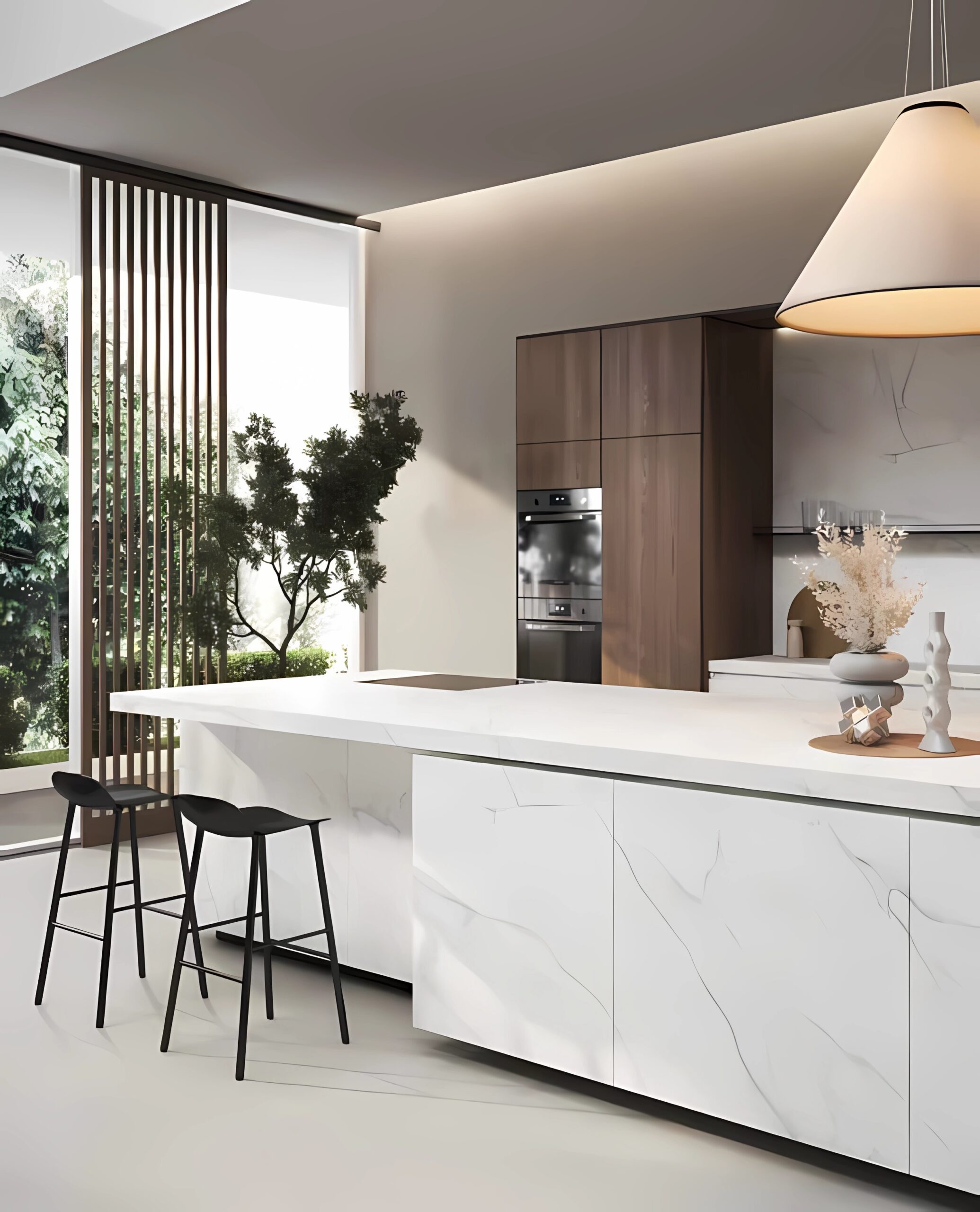 T-ONE Porselen Calacatta Caldia Mutfak Tezgahı Serisi