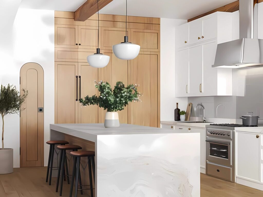 T-ONE Porselen Calacatta Gold Mutfak Tezgahı Serisi