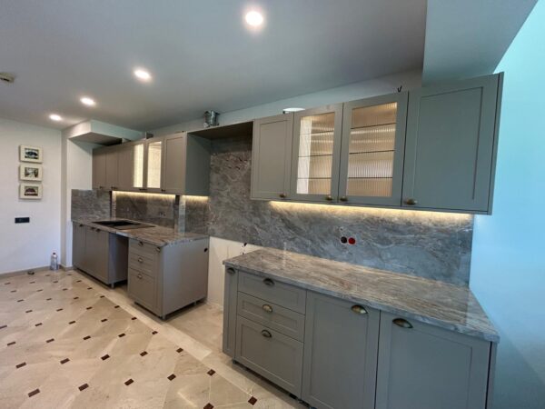 T-ONE Porselen Mutfak Tezgahı Sarrancolin Serisi