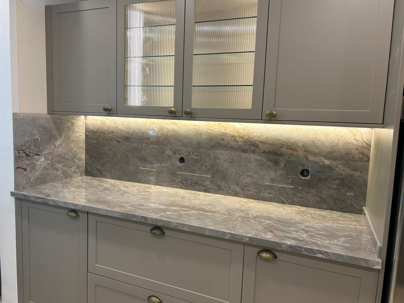 T-ONE Porselen Mutfak Tezgahı Sarrancolin Serisi