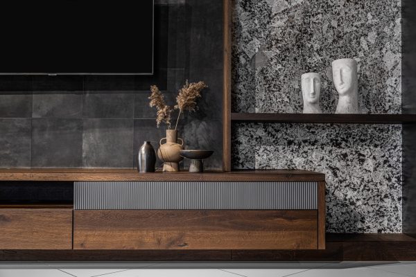 Glacial Blue Porselen Mutfak Tezgahı