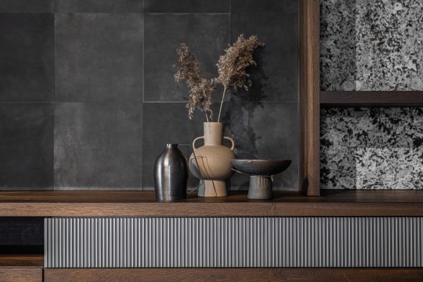 Glacial Blue Porselen Mutfak Tezgahı