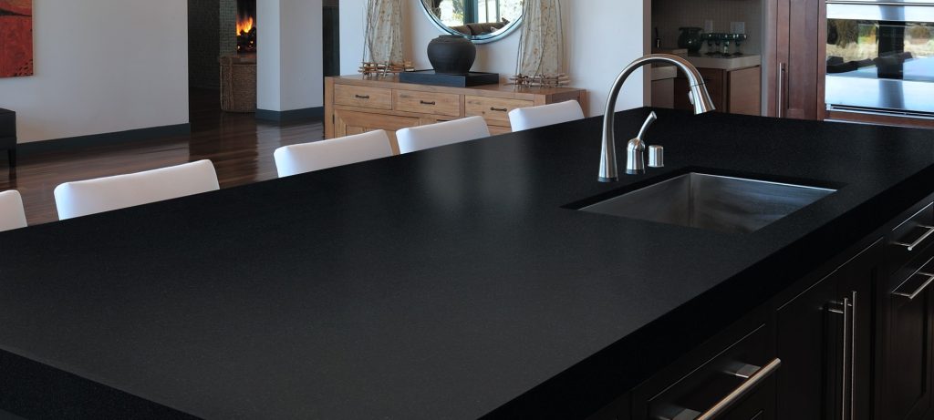 Moak Black Porselen Mutfak Tezgahı