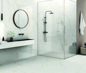 Lapidura Calacatta Oro Porselen Mutfak Tezgahı