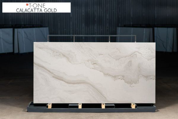 T-One Calacatta Gold Porselen Mutfak Tezgahı