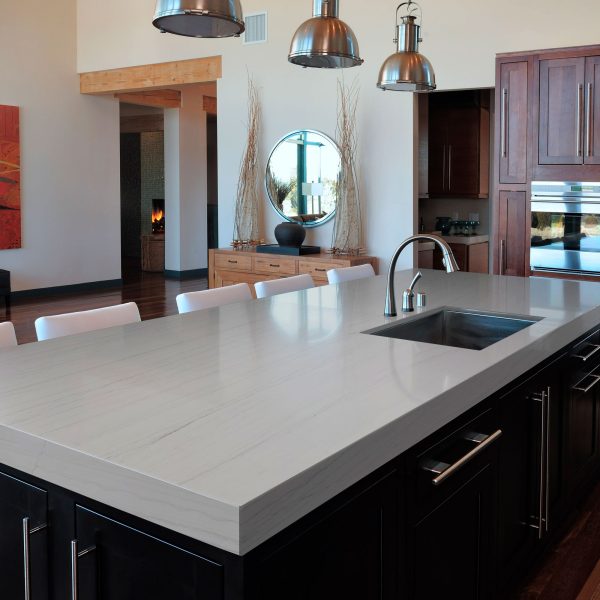 White Macaubas Porselen Mutfak Tezgahı