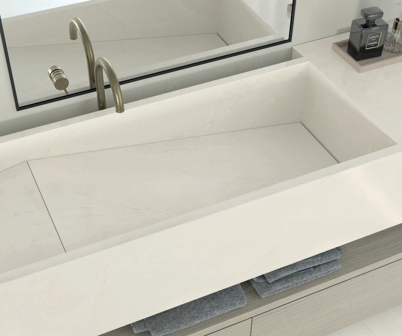 Bianco Namibia Lapidura İtalyan Porselen