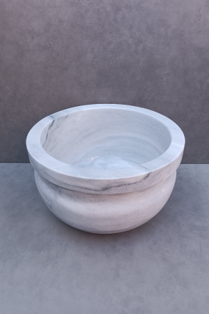 Çayeli Beyaz | Doğal Mermer Hamam Kurnası