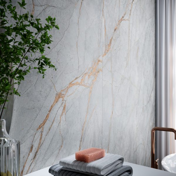 Coverlam Blue Roma | Porselen Mutfak Tezgahı