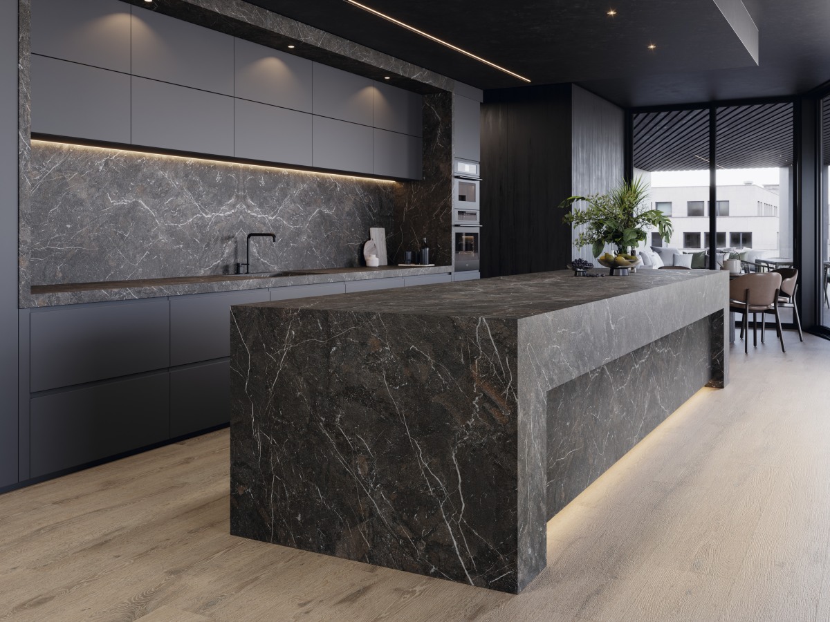 Coverlam Breccia | Porselen Mutfak Tezgahı