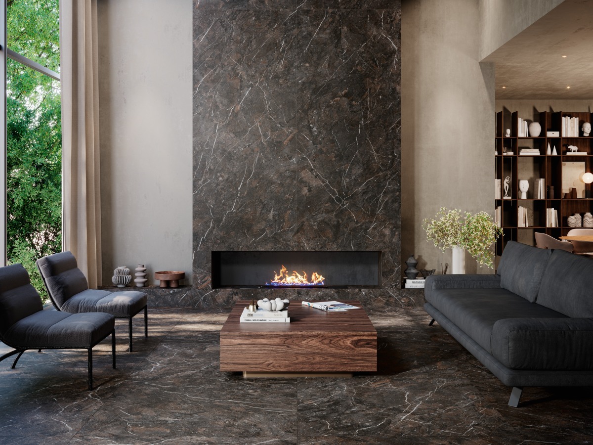 Coverlam Breccia | Porselen Mutfak Tezgahı