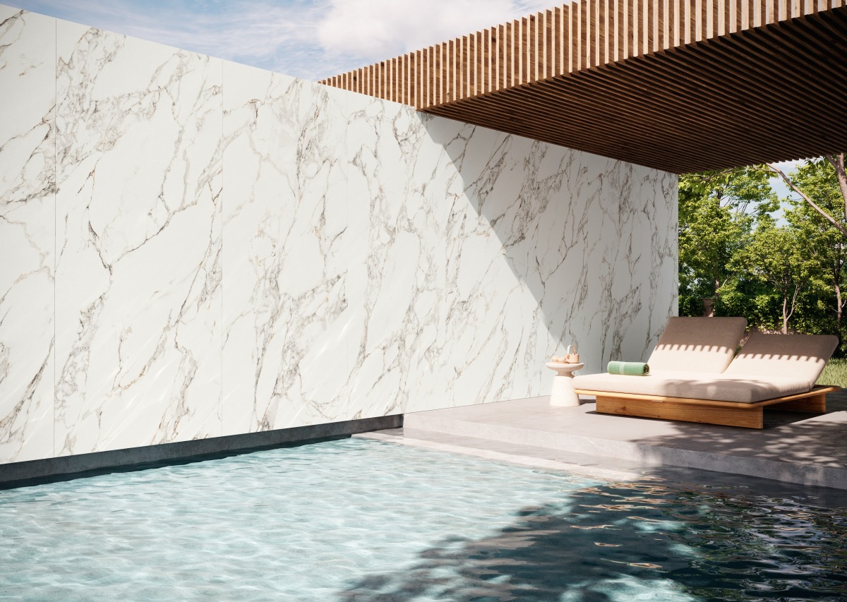 Coverlam Calacata Vaglie | Porselen Mutfak Tezgahı