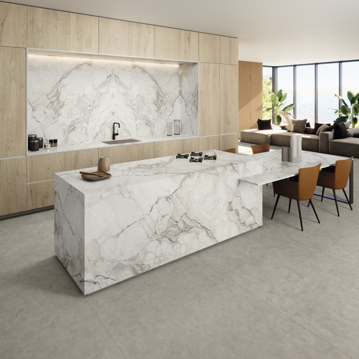 Coverlam Camouflage | Porselen Mutfak Tezgahı