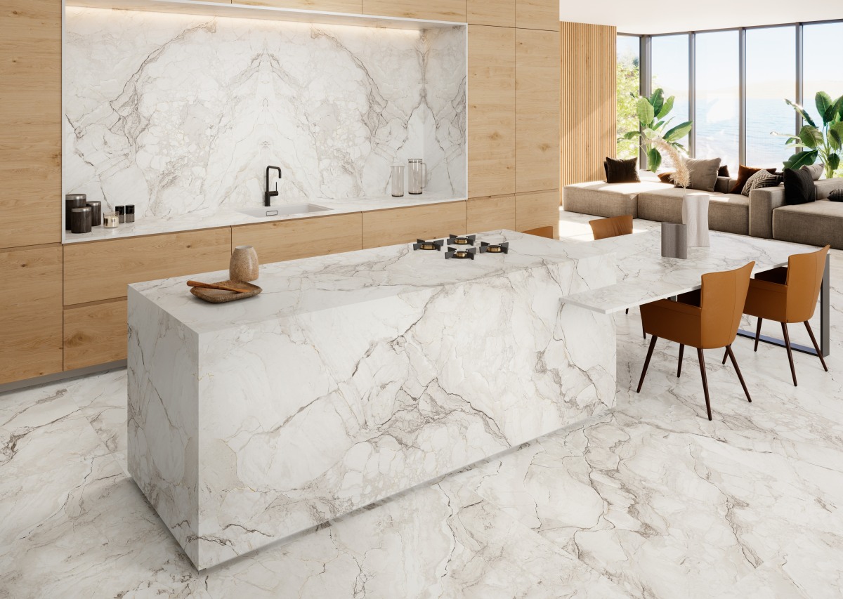 Coverlam Camouflage | Porselen Mutfak Tezgahı