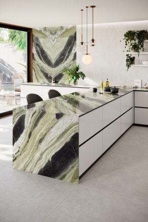 Coverlam Jade Green | Porselen Mutfak Tezgahı