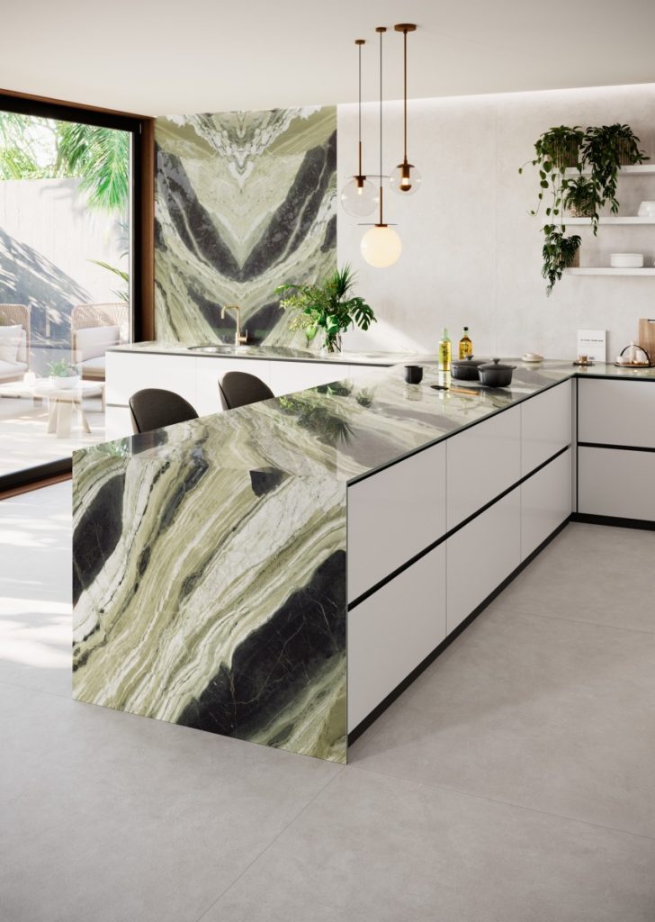 Coverlam Jade Green | Porselen Mutfak Tezgahı