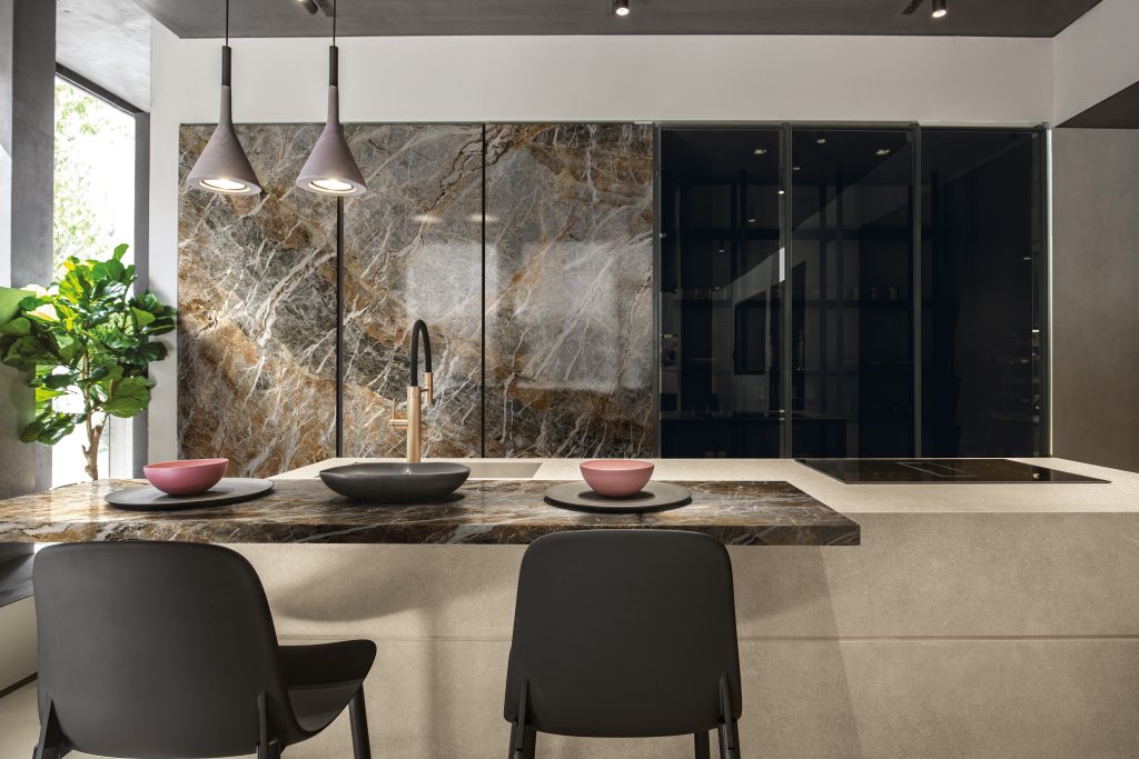 Florim Marble Sequoia | Porselen Mutfak Tezgahı