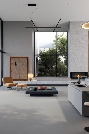 Intonaco Anthracit | T-One Porselen