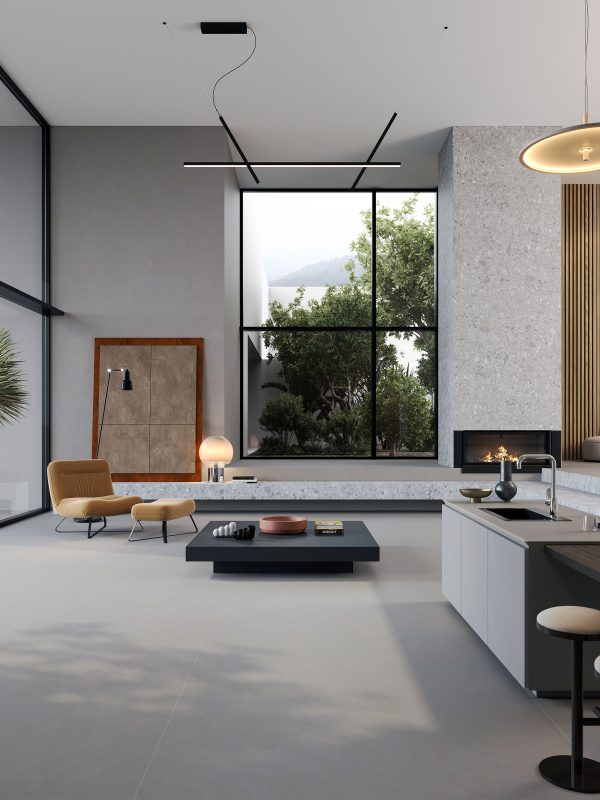 Intonaco Matte Light Grey | T-One Porselen