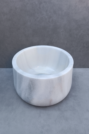 İyidere Beyaz | Doğal Mermer Hamam Kurnası