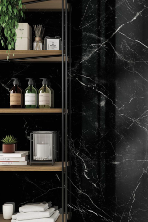 Lapidura Nero Marquina | İtalyan Porselen