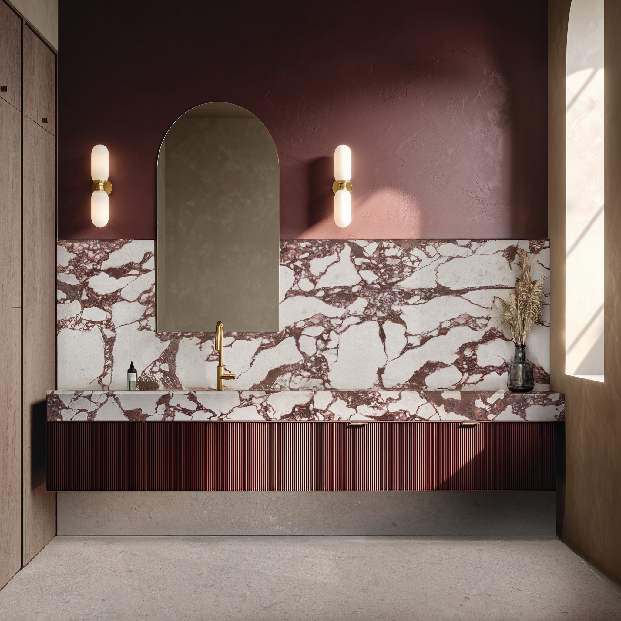 NG Stone Calacatta Viola | Porselen Mutfak Tezgahı