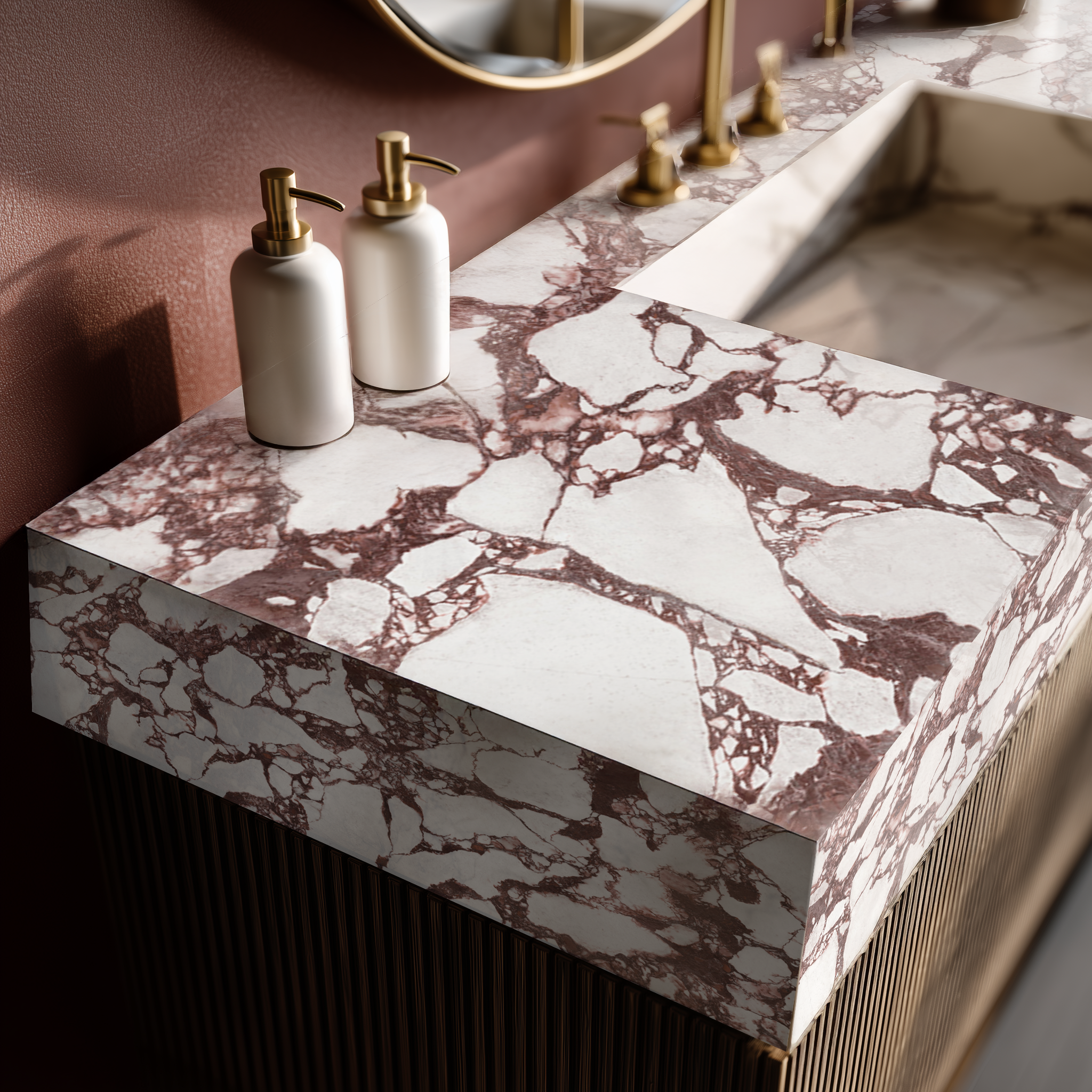 NG Stone Calacatta Viola | Porselen Mutfak Tezgahı