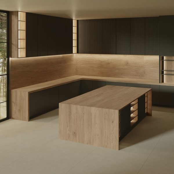 NG Stone Crosswood Meşe | Porselen Mutfak Tezgahı