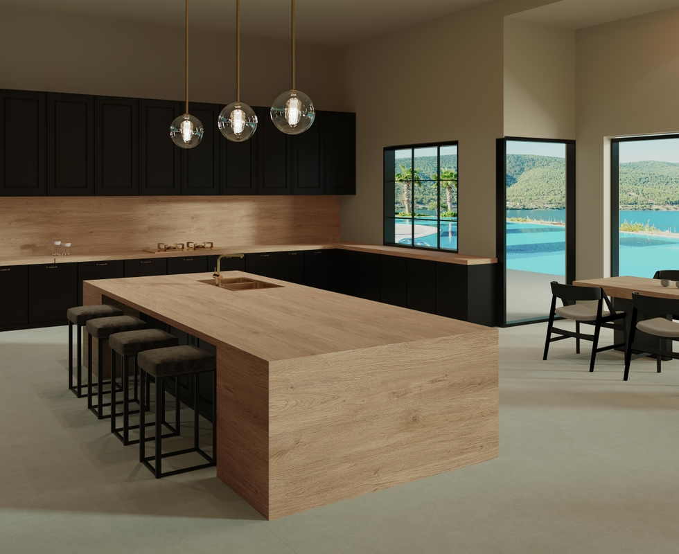 NG Stone Crosswood Meşe | Porselen Mutfak Tezgahı