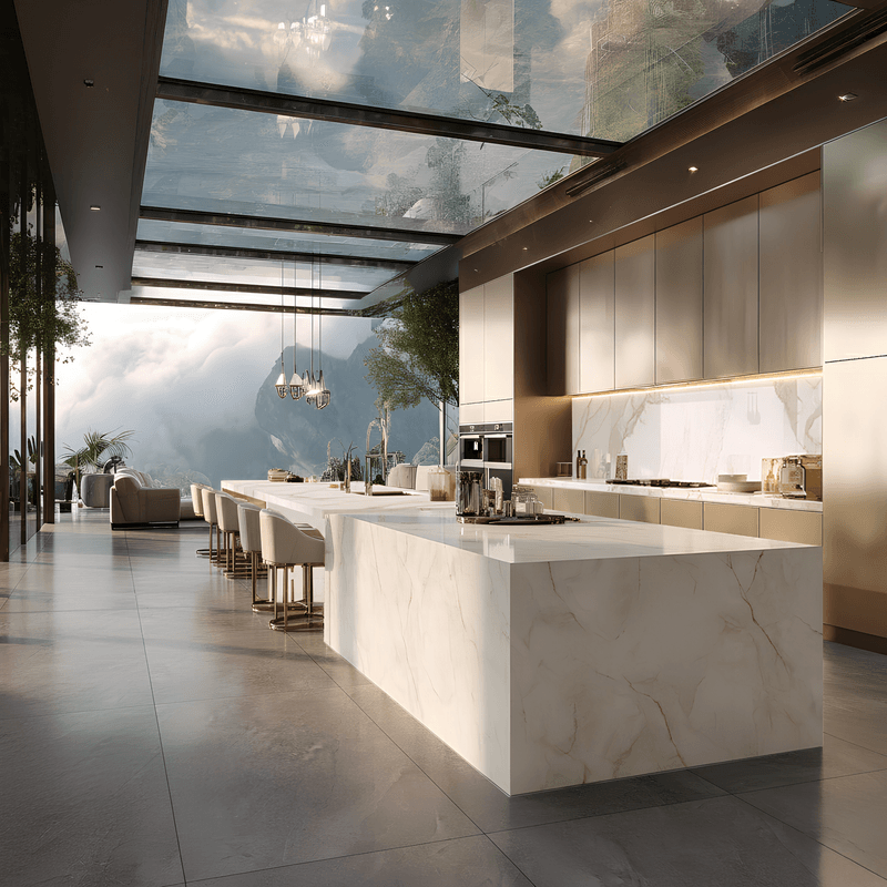 NG Stone Lia Onyx | Porselen Mutfak Tezgahı