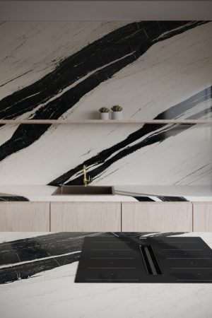 NG Stone Panda White | Porselen Mutfak Tezgahı