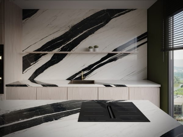 NG Stone Panda White | Porselen Mutfak Tezgahı