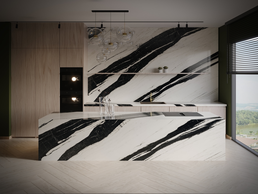 NG Stone Panda White | Porselen Mutfak Tezgahı