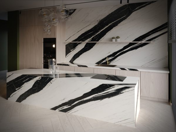 NG Stone Panda White | Porselen Mutfak Tezgahı