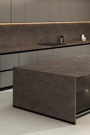 NG Stone Pulpis Chocolate | Porselen Mutfak Tezgahı