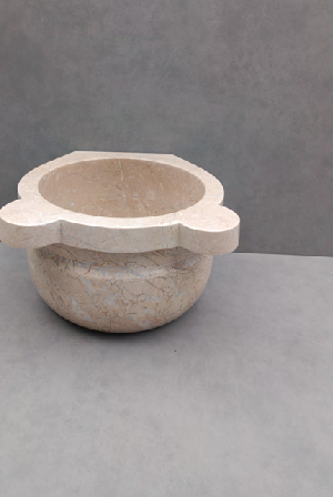 Yomra Bej | Doğal Mermer Hamam Kurnası