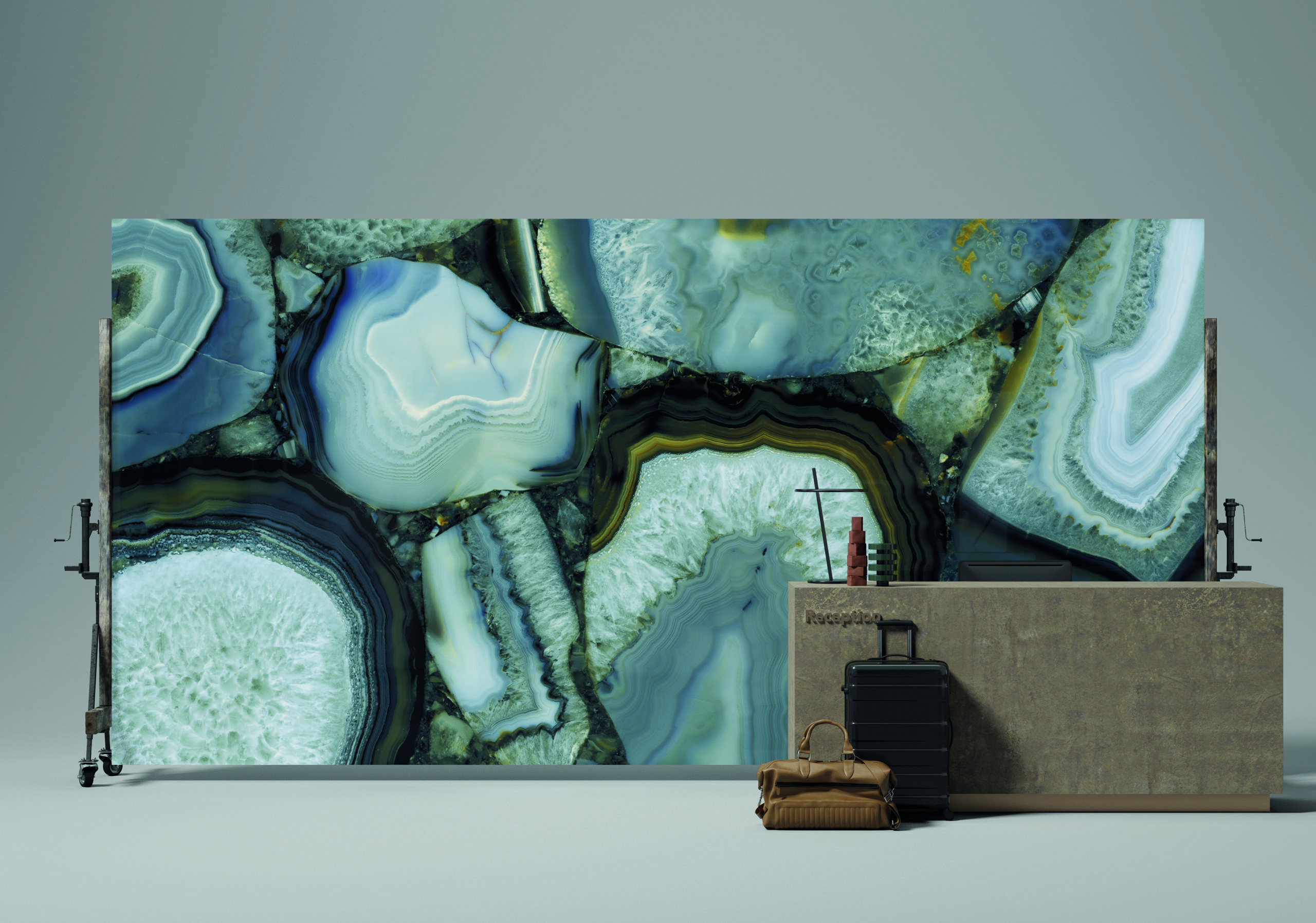 Agate Azure | Level Porselen Tezgah