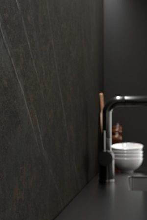 Ascale Allure Black 12mm Porselen Tezgah