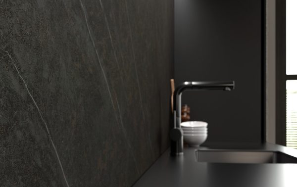 Ascale Allure Black 12mm Porselen Tezgah