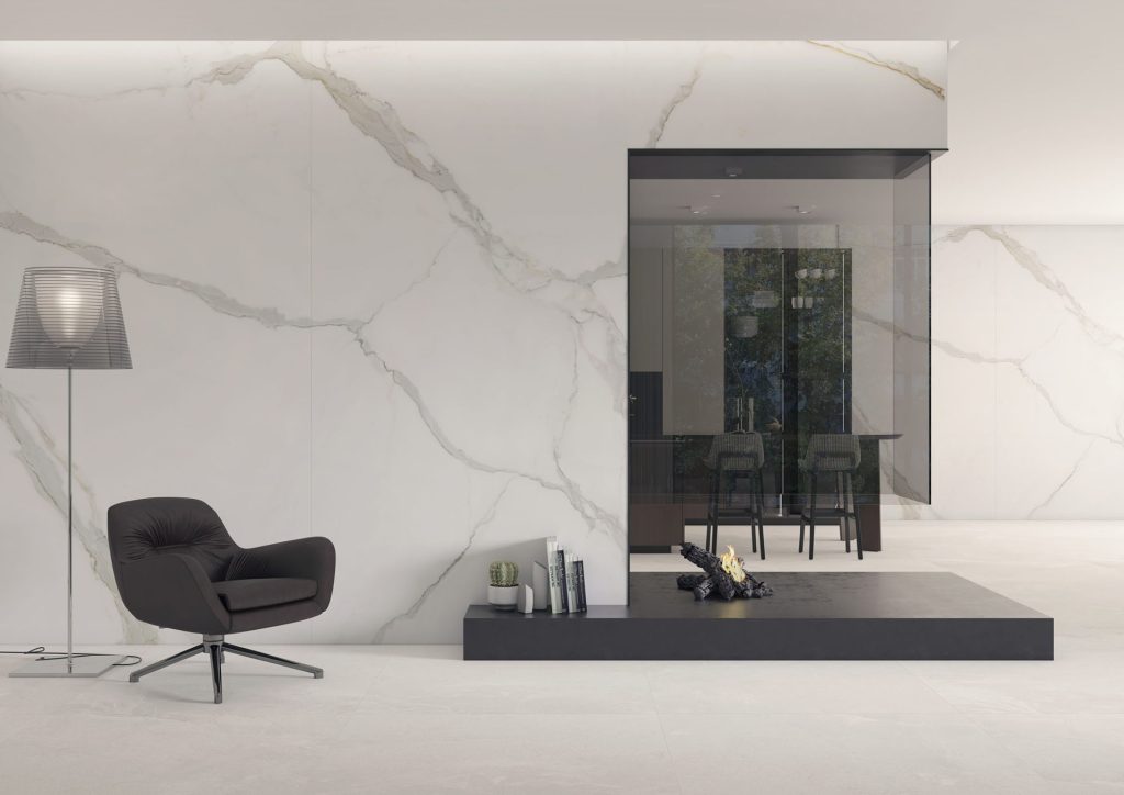 Ascale Alto Statuario 12mm Porselen Tezgah