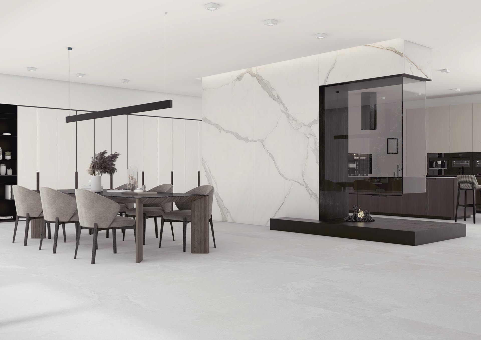 Ascale Alto Statuario 12mm Porselen Tezgah